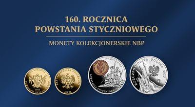 "160. rocznica Powstania Styczniowego" - nowa srebrna i złota moneta kolekcjonerska NBP