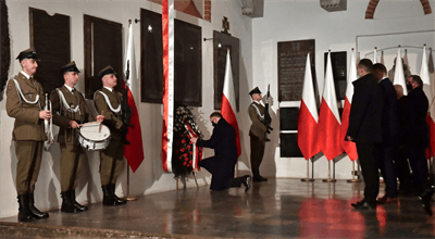 "Zawdzięczamy im Polskę". Prezydent odsłonił Epitafium Żołnierzy Wyklętych