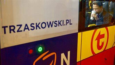 Jest zawiadomienie do prokuratury ws. reklam KO na autobusach MZA w Warszawie