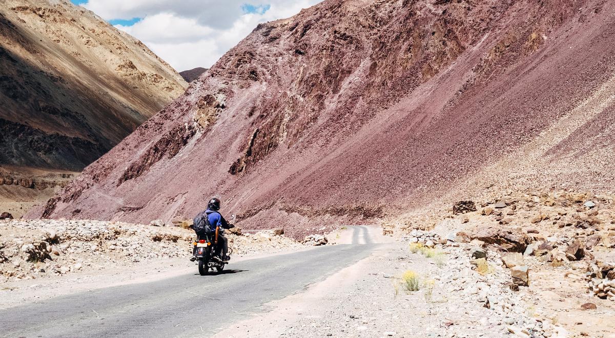 Motocyklem przez Himalaje