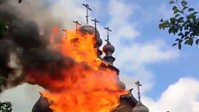 Pożar Ławry Świętogórskiej. Wołodymyr Zełenski apeluje o usunięcie Rosji z UNESCO