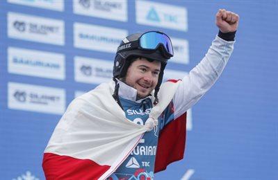 Polish Alpine snowboarder Kwiatkowski wins world championship
