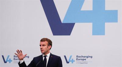 Spotkanie prezydenta Francji z liderami V4. Macron: napływ migrantów powinien zostać ograniczony