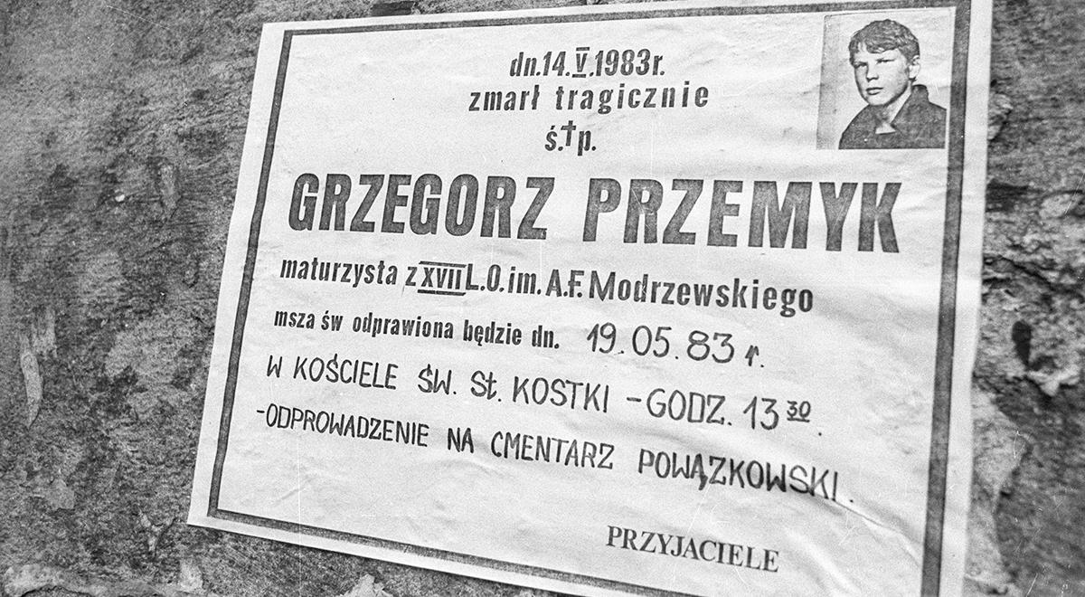 "Wokół sprawy Grzegorza Przemyka zbudowano strukturę kłamstwa"