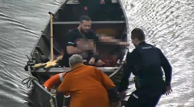 Nie lada odwaga. Policjant bez wahania wskoczył do Wisły i uratował tonącą nastolatkę