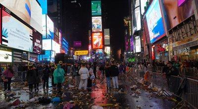 Makabryczne sceny na Times Square. Mężczyzna ranił maczetą policjantów w sylwestrową noc
