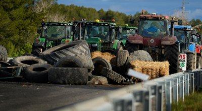 Protest rolników w Hiszpanii. Drogi prowadzące do Francji zostały zablokowane