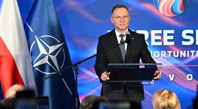 "Powinniśmy zintegrować system obrony rakietowej w NATO". Prezydent Duda apeluje w Davos