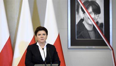 Premier Beata Szydło: Grażyna Gęsicka zaraziła nas ideą zrównoważonego rozwoju 
