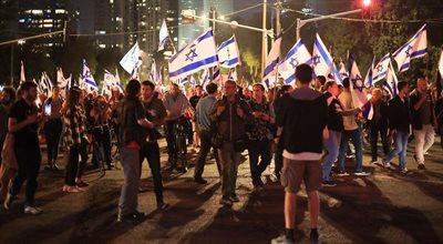 Nie ustają protesty przeciwko reformie sądownictwa w Izraelu. Na ulicach setki tysięcy osób