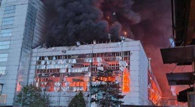 W rosyjskim ataku całkowicie zniszczona została elektrociepłownia w Trypilu pod Kijowem