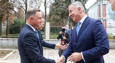 Spotkanie prezydentów Polski i Czarnogóry. Wśród tematów wojna na Ukrainie