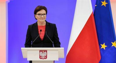 Premier Ewa Kopacz podsumowuje dokonania rządu: Polska rozwija się, nie jest w ruinie
