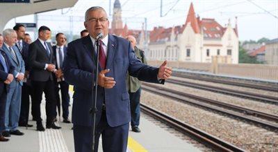 "To nowa jakość kolei aglomeracyjnej". Minister Adamczyk na otwarciu przystanku kolejowego Kraków Grzegórzki