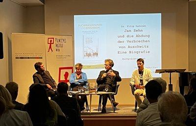 Prezentacja książki Filipa Gańczaka „Jan Sehn. Tropiciel nazistów” i dyskusja w Instytucie Polskim w Wiedniu  