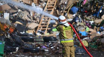 Pożar składowiska odpadów na Mazowszu. Objął obszar ok. 900 m2