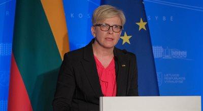 "To nie tylko deklaracja polityczna, idą za tym bardzo praktyczne czyny". Premier Litwy o współpracy z Polską