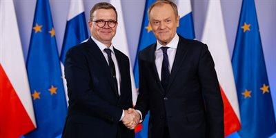 Tusk: Polska i Finlandia są gotowe do współpracy ws. przeciwdziałania nielegalnej migracji