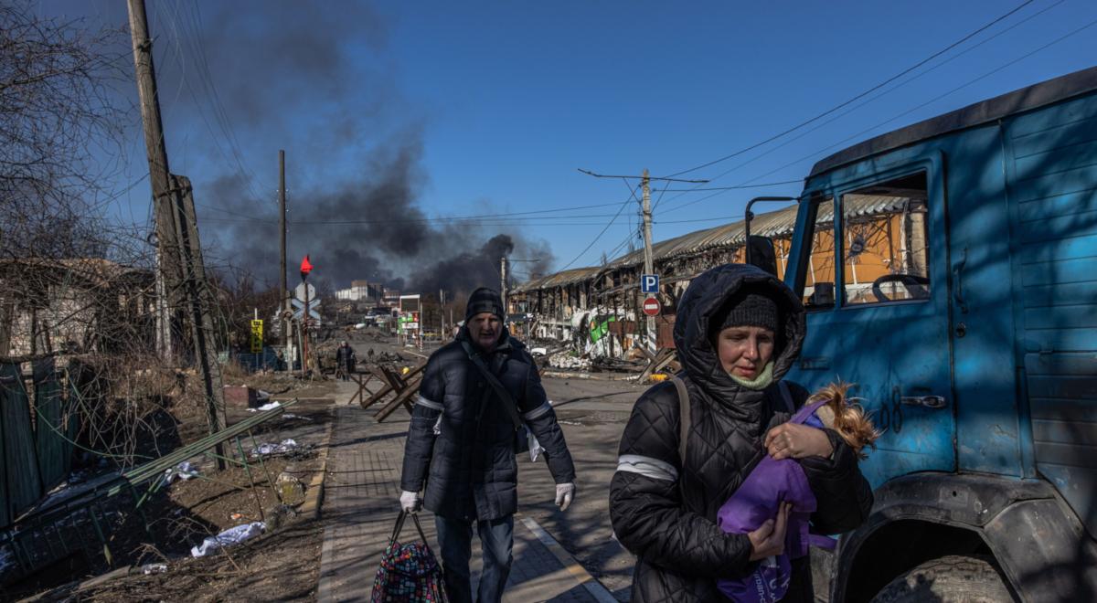 Wojna na Ukrainie – 15. dzień. Ewakuacja tysięcy mieszkańców [RELACJA]