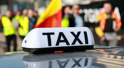 Protest taksówkarzy w Warszawie. Mogą być problemy z dojazdem na lotnisko 