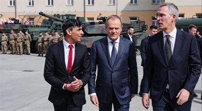 Wizyta szefa NATO i premiera Sunaka. Rozmowy z Tuskiem o bezpieczeństwie Europy i sytuacji w Ukrainie