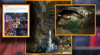 Kilka osób utknęło w jaskini krasowej w Słowenii. Trwa akcja ratunkowa