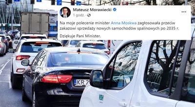 Polska przeciw zakazowi sprzedaży aut spalinowych. Premier: minister głosowała tak na moje polecenie