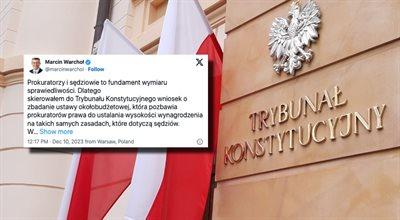 Minister Warchoł skierował wniosek do TK. Chodzi o wynagrodzenia dla prokuratorów