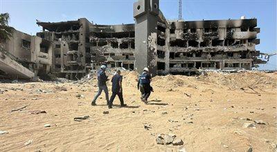 Szpital al-Szifa w Gazie w ruinie. "Sytuacja humanitarna jest tragiczna"