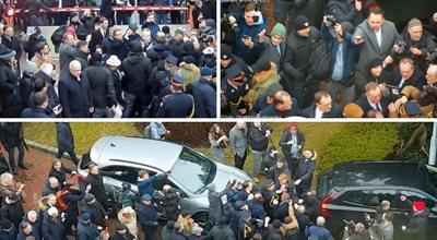Przepychanki przed Sejmem. Straż Marszałkowska ujawniła nowe zdjęcia