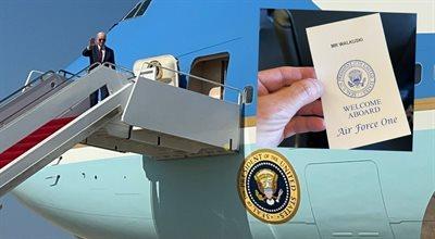 Korespondent Polskiego Radia towarzyszył Bidenowi. "Nigdy nie sądziłem, że polecę Air Force One z prezydentem USA"
