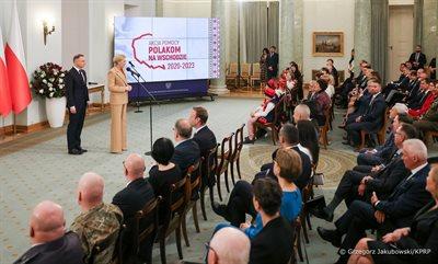 Prezydent podziękował wszystkim zaangażowanym w Akcję Pomocy Polakom na Wschodzie
