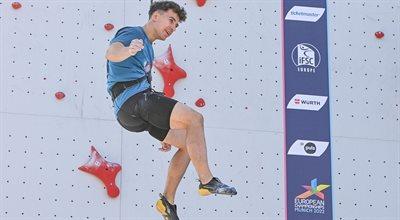 Igrzyska Europejskie 2023: Marcin Dzieński wywalczył brąz we wspinaczce sportowej na czas