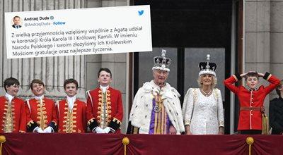 Koronacja króla Karola III. Prezydent Duda: złożyliśmy gratulacje w imieniu narodu polskiego