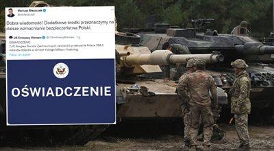 Stany Zjednoczone przekażą Polsce niemal 290 mln dolarów na obronność