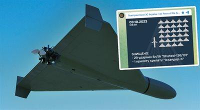 Kolejna fala rosyjskich dronów uderzyła na Ukrainę. Zdecydowaną większość udało się zestrzelić