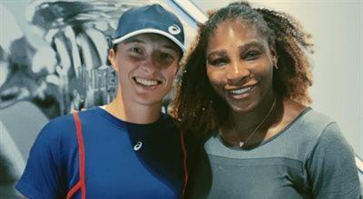 US Open: spotkanie Iga Świątek - Serena Williams na razie poza kortem. Rozbrajające wyznanie Polki