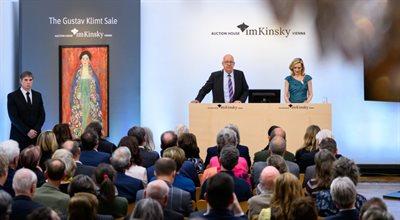 Odnaleziony obraz Gustava Klimta sprzedany na aukcji. Cena poniżej oczekiwań