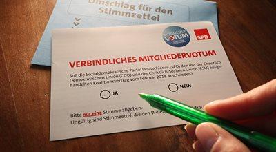 Rozpoczęło się referendum w SPD ws. porozumienia koalicyjnego