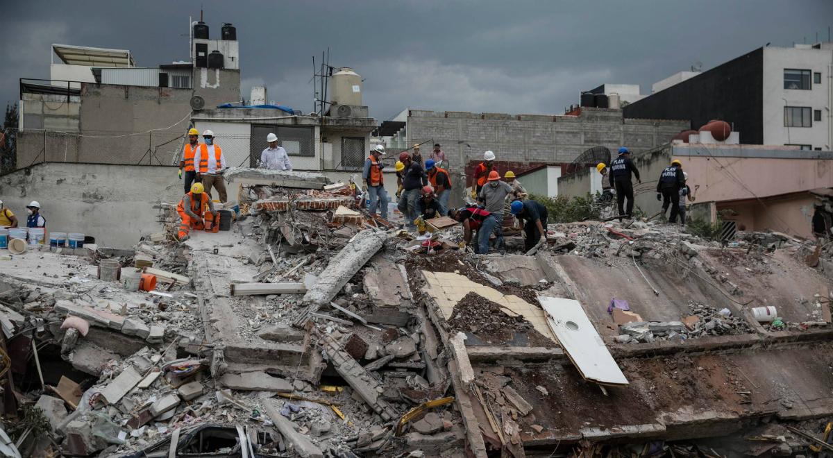 Katastrofalne trzęsienia ziemi w Meksyku