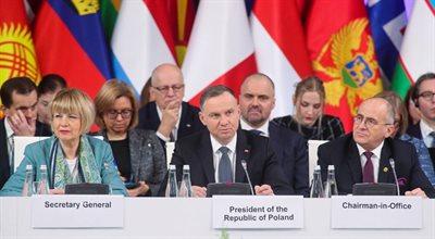 Prezydent Duda: brutalna agresja Rosji zdominowała czas polskiego przewodnictwa w OBWE
