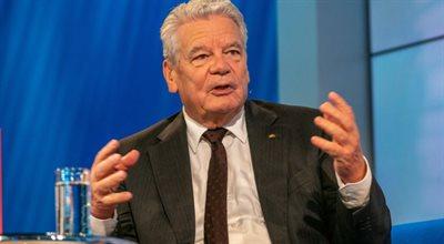"Niemcy mogą zrobić jeszcze więcej dla Ukrainy". Były prezydent Gauck: nie jesteśmy u kresu możliwości