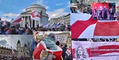 Co znaczy dla Białorusinów Dzień Wolności? "Chcemy mieć wolne państwo, nasze problemy są tymczasowe"