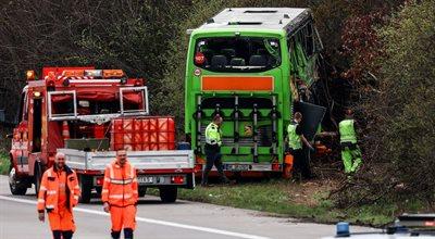 Katastrofa autokaru pod Lipskiem. Zginęły cztery kobiety, wśród nich Polka. "Niejasne przyczyny wypadku"