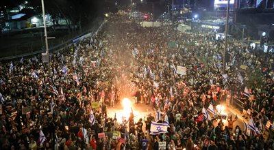 Antyrządowe demonstracje w Izraelu. Drogi są zablokowane, policja użyła armatek wodnych