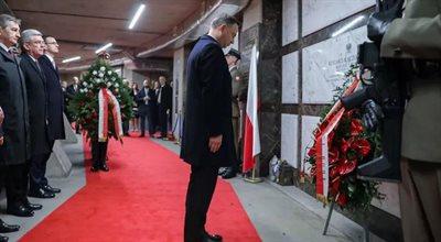 Warszawa: prezydent Duda uczcił pamięć Ryszarda Kaczorowskiego i ofiar katastrofy smoleńskiej