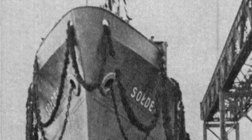 Pierwsze wodowanie SS Sołdka