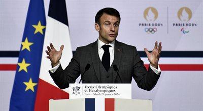 Paryż 2024. Prezydent Francji obawia się, że Rosjanie zagrożą igrzyskom. "Oni się tym karmią"