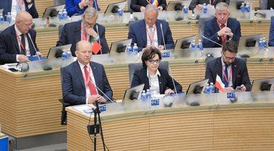 Międzyparlamentarny szczyt NATO w Wilnie. Elżbieta Witek zaapelowała o zwiększenie wydatków na obronność