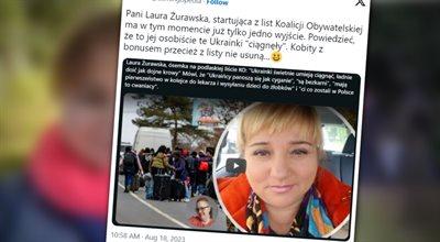 Laura Żurawska zrezygnowała z kandydowania z list PO. Wulgarnie wypowiadała się o Ukraińcach